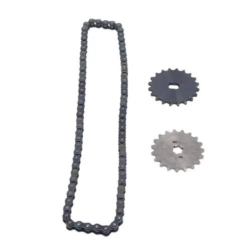 Produktbild: Huairdum 420-Kettenrad-Zubehör, Einfache Installation, Breite Anwendung, Gute Leistung, 420-Kettensatz aus Stahl, 19-Zahn-Kettenrad Zur Reparatur
