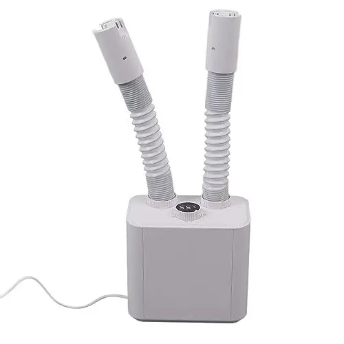 Produktbild: Teleskop-Stiefeltrockner, Doppelter Luftauslass, Teleskopischer Elektrischer Schuhtrockner für den Reisegebrauch (EU-Stecker)