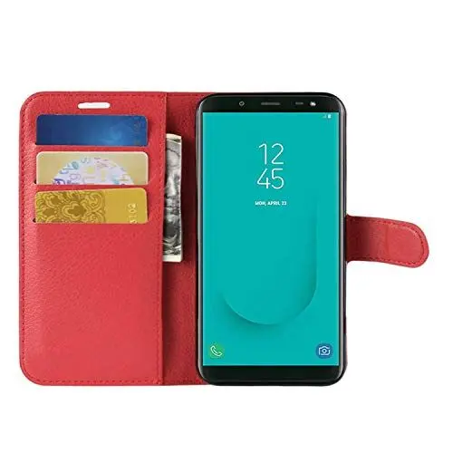 Produktbild: HualuBro Asus ROG Phone 3 ZS661KS Hülle, Premium PU Leder Stoßfest Klapphülle Schutzhülle HandyHülle Handytasche Wallet Flip Case Cover für Asus ROG Phone 3 ZS661KS Tasche (Rot)