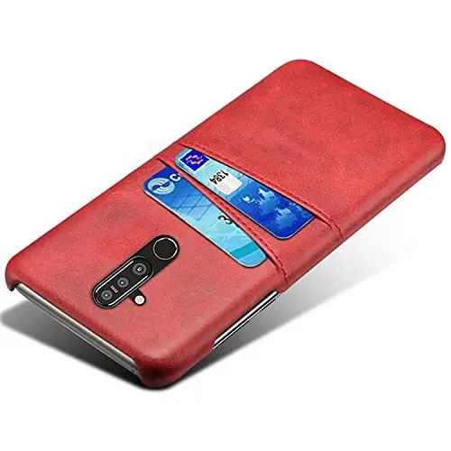 Produktbild: HualuBro Handyhülle für Nokia 8.1 Hülle, Premium PU Leder Ultra Slim Tasche Cover Stoßfest Bumper Case Schutzhülle Lederhülle Backcover Hüllen für Nokia 8.1 2018 (Rot)