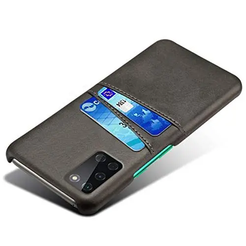 Produktbild: HualuBro Handyhülle für OnePlus 8T Hülle Leder, Ultra Slim Stoßfest Schutzhülle Bumper Case Cover Lederhülle Backcover für OnePlus 8T Tasche (Schwarz)