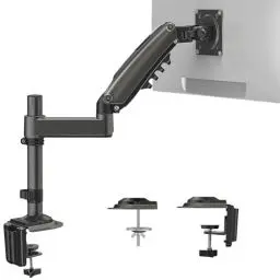 Produktbild: HUANUO 13-32 Zoll Monitor Halterung für LCD LED Bildschirm, Gasdruckfeder Monitor Arm 360° Drehbar, Monitor Ständer Vesa 75/100 & Belastbarkeit 2-9 KG