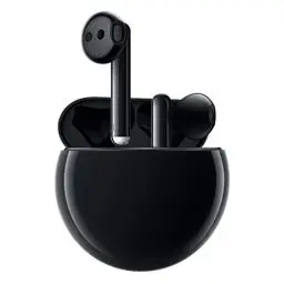 Produktbild: HUAWEI FreeBuds 3 kabellose Kopfhörer mit aktiver Geräuschunterdrückung (Kirin A1 Chip, geringe Latenz, ultraschnelle Bluetooth-Verbindung, 14mm Lautsprecher, kabelloses Aufladen) schwarz