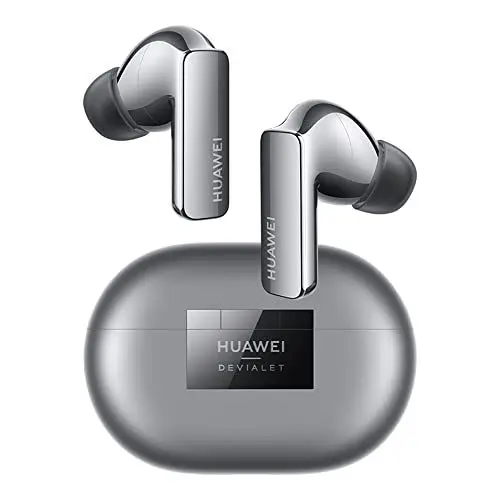 Produktbild: HUAWEI FreeBuds Pro 2, Dual-Lautsprecher mit True Sound, Pure Voice, Intelligentes ANC 2.0, Triple Adaptive EQ, HWA- und Hi-Res Wireless-Zertifizierung, Deutsche Version, Silver Frost