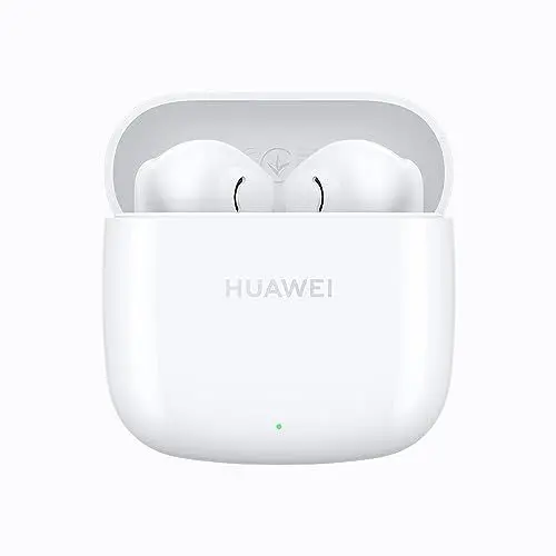Produktbild: HUAWEI FreeBuds SE 2 Wireless Kopfhörer, Bis zu 40 Stunden Akkulaufzeit, Leicht und komfortabel, Ausgewogener Klang, Wasserdichtigkeit, Deutsche Version, Ceramic White