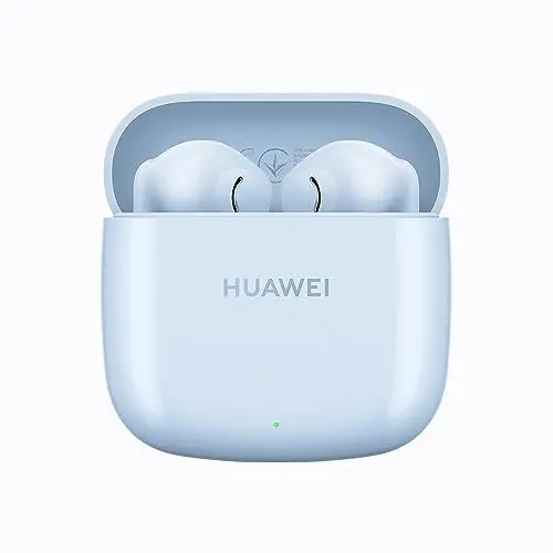 Produktbild: HUAWEI FreeBuds SE 2 Wireless Kopfhörer, Bis zu 40 Stunden Akkulaufzeit, Leicht und komfortabel, Ausgewogener Klang, Wasserdichtigkeit, Deutsche Version, Isle Blue