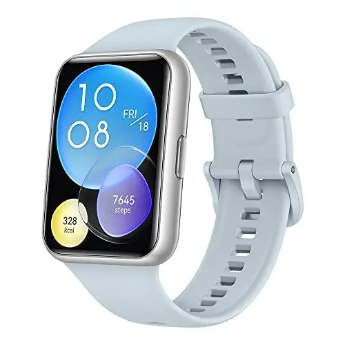 Produktbild: HUAWEI Watch FIT 2 Smartwatch, 1,74 Zoll FullView-Display, Blautooth-Anrufe, Gesundheitsmanagement, Lange Akkulaufzeit, SpO2-Erfassung, +6 Monate erweiterte Garantie, Isle Blau