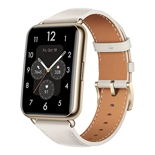 Produktbild: HUAWEI Watch FIT 2 SmartWatch, 1,74 Zoll FullView Display, Blautooth Calls, Health Management, Long Battery Life, Animated Quick Workouts, SpO2 Capture, German Version, Weiß