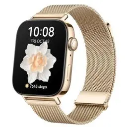 Produktbild: HUAWEI Watch FIT 3, 1.82 inch AMOLED Display, Ultra Slim Design, Bluetooth Calls, Up to 10 Days Battery Life, Compatible with iOS & Android, Comprehensive Health & Fitness Management, GPS, Gold