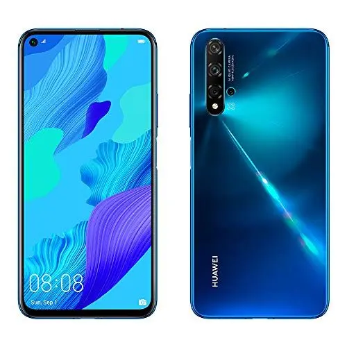 Produktbild: HUAWEI Nova 5T (Crush Blue) ohne Simlock, ohne Branding, Blau