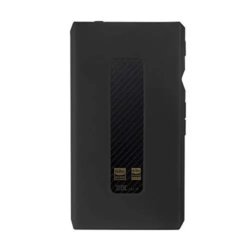 Produktbild: HUAYUWA weiche Silikon-Schutzhülle passend für FiiO M11 Pro High Resolution Digital Audio Player, Schwarz