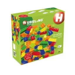 Produktbild: Hubelino #400390 120-teiliges Bausteine Set, kompatibel mit großen Bausteinen anderer Hersteller, Made in Germany, ab 1,5 Jahren