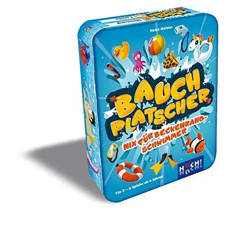 Produktbild: HUCH! 880703 Bauchplatscher Nix für Beckenrandschwimmer, bunt