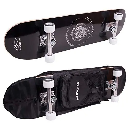 Produktbild: HUDORA Skateboard Columbia Heights ABEC 3 mit Rucksack - Skateboarding, 12173