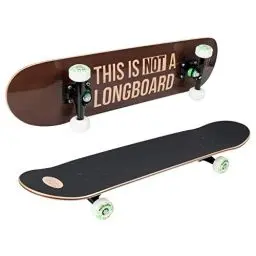 Produktbild: HUDORA Skateboard Harlem ABEC 7 - This is not a Longboard - Modernes Board mit Aufdruck - Mehrfarbig - 12752