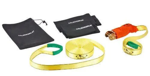Produktbild: HUDORA Slackline Set mit Baumschutz - Balancierseil - 76656