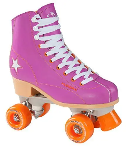 Produktbild: Hudora Disco Rollerskates Unisex Rollschuh, Lila/Orange, 35, 13171