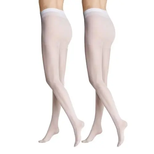 Produktbild: Hudson Damen Matt Fein Strumpfhose, 002502 Lilly Put 20, 2Pack, Gr. 42/44, Weiß (White 0008)