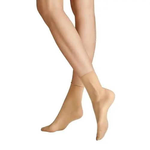 Produktbild: Hudson Damen Simply 20 3-Pack Rollrand Söckchen, 15 DEN, Teint 0010, 39/42 (3er Pack)