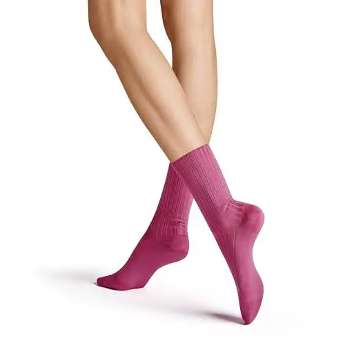 Produktbild: Hudson Damen Socken Classic Rib Fashion fuxia 0109 35-38