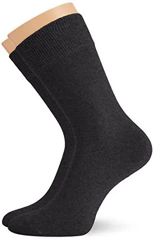 Produktbild: Hudson Herren Socken Only 2-Pack druckfreier Bund Grau-mel. 0550 43-46