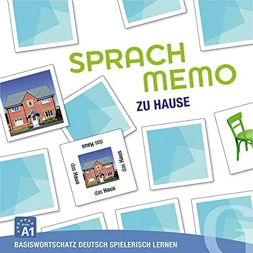 Produktbild: Hueber Verlag GmbH SPRACHMEMO Zu Hause: Basiswortschatz Deutsch spielerisch Lernen/Sprachspiel