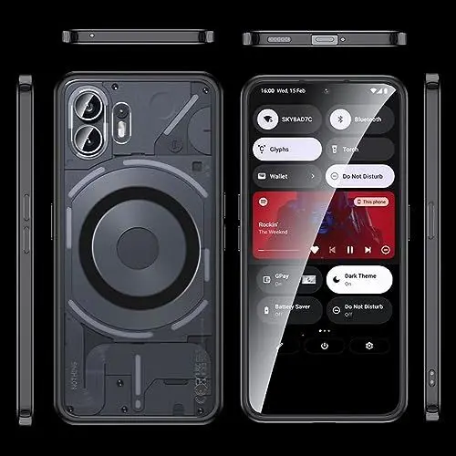 Produktbild: Hülle Frosted Translucent Nothing Phone2 Slim Handyhülle,Wireless Charging Skin Feel Bumper Case für Nothing Phone 2(1)