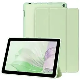 Produktbild: Hülle Kompatibel mit Fire HD 10 & Fire HD 10 Plus (11. Generation, 2021 10,1 Zoll) PU Leder Ultradünne Leicht Trifold-Stand Fire HD 10 Tablethülle mit Auto Schlaf/Wach Funktion(Grün)