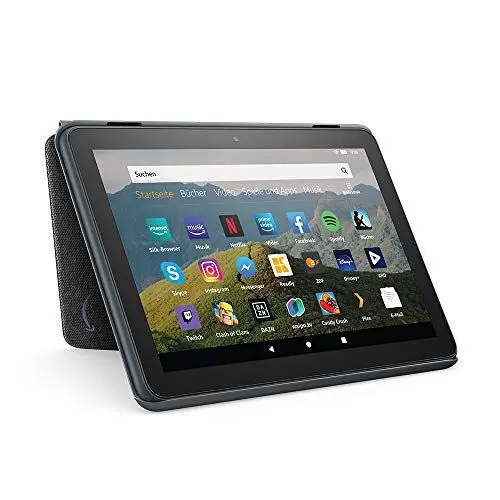 Produktbild: Hülle für Fire HD 8-Tablet | Kompatibel mit der 10. Generation (2020), Kohlenschwarz