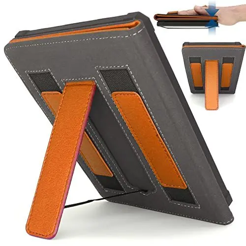 Produktbild: Hülle für Kindle Paperwhite 2021 11. Generation 6,8-Zoll PU-Lederbezug H02 - Kakipflaume