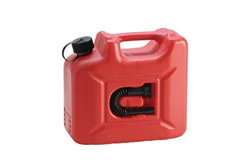 Produktbild: hünersdorff 801060 Kraftstoff-Kanister 10l PROFI 10l für Benzin, Diesel und andere Gefahrgüter, UN-Zulassung, made in Germany, TÜV-geprüfte Produktion, rot