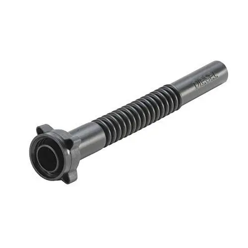 Produktbild: hünersdorff Auslaufrohr Premium, Diesel, flexibel, schwarz, mit Überwurfmutter, Auslauf Ø 25 mm/Auslauflänge 265 mm