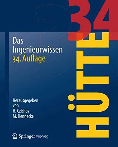 Produktbild: HÜTTE - Das Ingenieurwissen