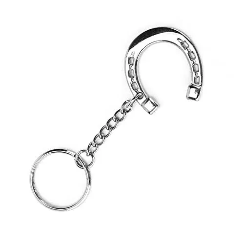 Produktbild: Hufeisen-Schlüsselanhänger, individuelle Exquisite Horse Bits Schlüsselanhänger für Ohrstöpsel für Autoschlüssel für Nagelknipser für Zugangskontrollkarten