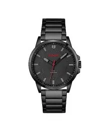 Produktbild: HUGO Analog Quarzuhr für Herren Kollektion #First mit Schwarzes Edelstahlarmband - 1530187