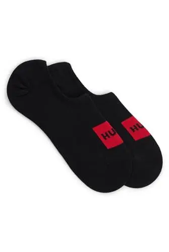 Produktbild: HUGO Herren 2p Low Cut Label Cc Sneakersocken, Black1, 43-46 EU