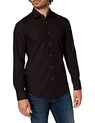 Produktbild: HUGO Herren C-jenno Freizeithemd, Black001, 44 EU