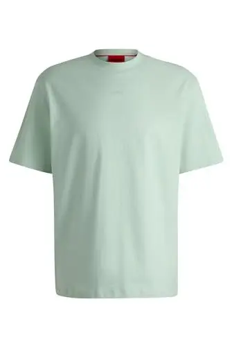 Produktbild: HUGO Herren Dapolino Relaxed-Fit T-Shirt aus Baumwolle mit Logo-Print Hellgrün L