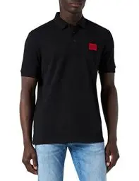 Produktbild: HUGO Herren Dereso222 Polohemd, Black001, L EU