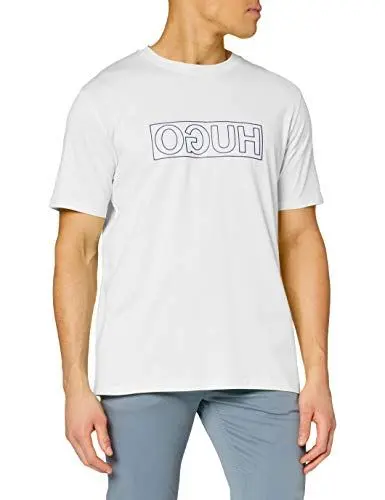 Produktbild: HUGO Herren Dicagolino Sweatshirt, per Pack Weiß (White 100), Large (Herstellergröße: L)