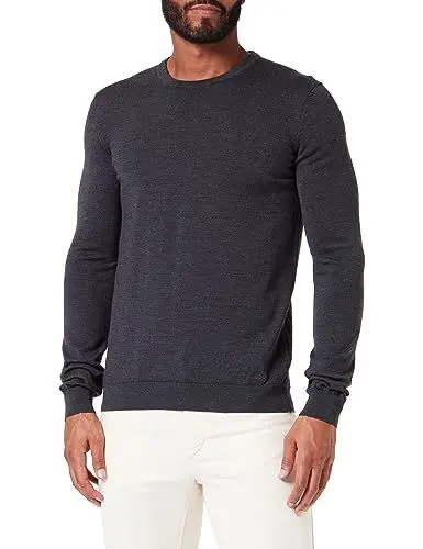 Produktbild: HUGO Herren San Cedric-m1 Knitted Sweater, Dark Grey23, L EU