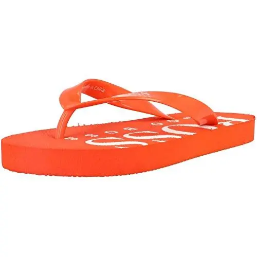 Produktbild: Hugo Boss Kids Zehentrenner Sandalen mit vielen Logo Details rot Groesse 41 EU