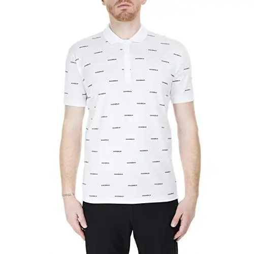 Produktbild: HUGO Herren Datelites Poloshirt, per Pack Weiß (White 100), Large (Herstellergröße: L)