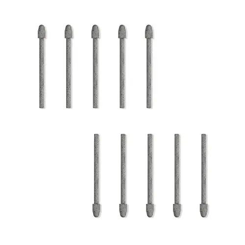 Produktbild: HUION 10er-Pack Verbesserte Ersatz-Filzspitzen PN05F Kompatibel mit Pen-Stylus PW517 für Zeichentabletts KD200, Kamvas 12, Kamvas 13, Kamvas 22, Kamvas 22 Plus, Kamvas Pro 16 Plus 4K, Kamvas Pro 24 4K