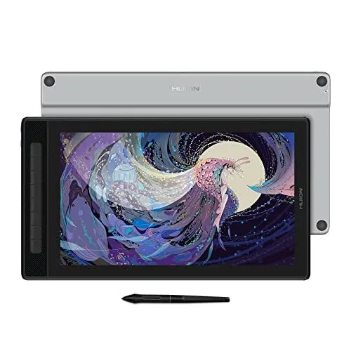 Produktbild: HUION Kamvas Pro 16 2.5K Grafiktablett mit Display mit 2.5 K Auflösung, 145% SRGB-Farbraum und 1: 1200-Kontrastverhältnis, geeignet für Malerei, Online-Arbeit-15,8 Zoll