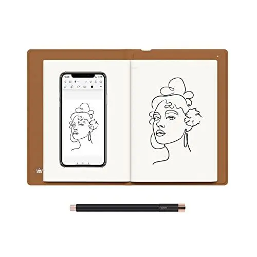 Produktbild: HUION Note X10 Grafiktablett für Laptop, digital 2-in-1 kabelloses Bluetooth Notizbuch, elektronischer Notizblock für Notizen, Zeichnungen und Meetings