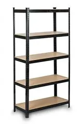 Produktbild: Humberg Lagerregal Regale Abstellraum Steckregal Werkstattregal Schwerlastregal 2in1 150x75x30 cm mit 5 Böden Maximale Belastung 500 KG