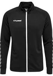 Produktbild: HUMMEL Herren Hmlauthentic Poly Zip Jacket, Black/White, XL EU
