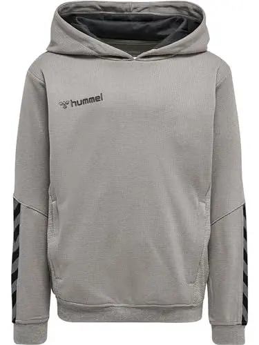 Produktbild: HUMMEL Jungen Hmlauthentic Kids Poly Hoodie, Grey Melange, 176 EU
