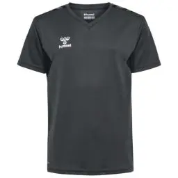 Produktbild: hummel Unisex Kinder Hmlauthentic Pl Jersey S/S Kids T Shirt, Asphalt, 128 EU